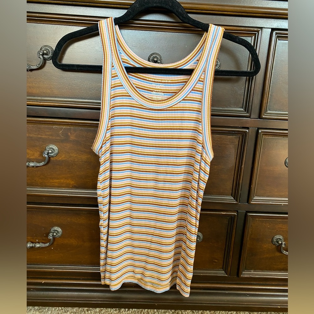 American Eagle, Size Medium, Ribbed Rainbow “Soft and Sexy” Tank top